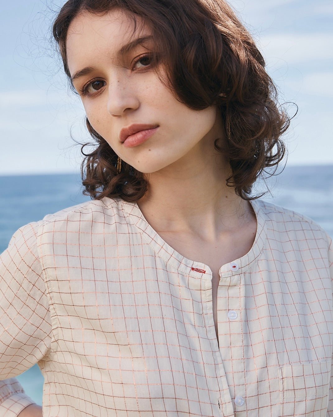 Bella Blouse Ecru