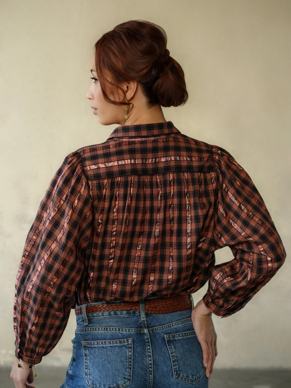 Birkin Blouse Rust - Marie Louise de Monterey