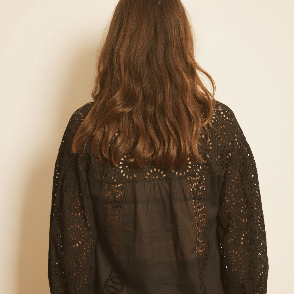 Circle Lace Blouse Black - Edited 4