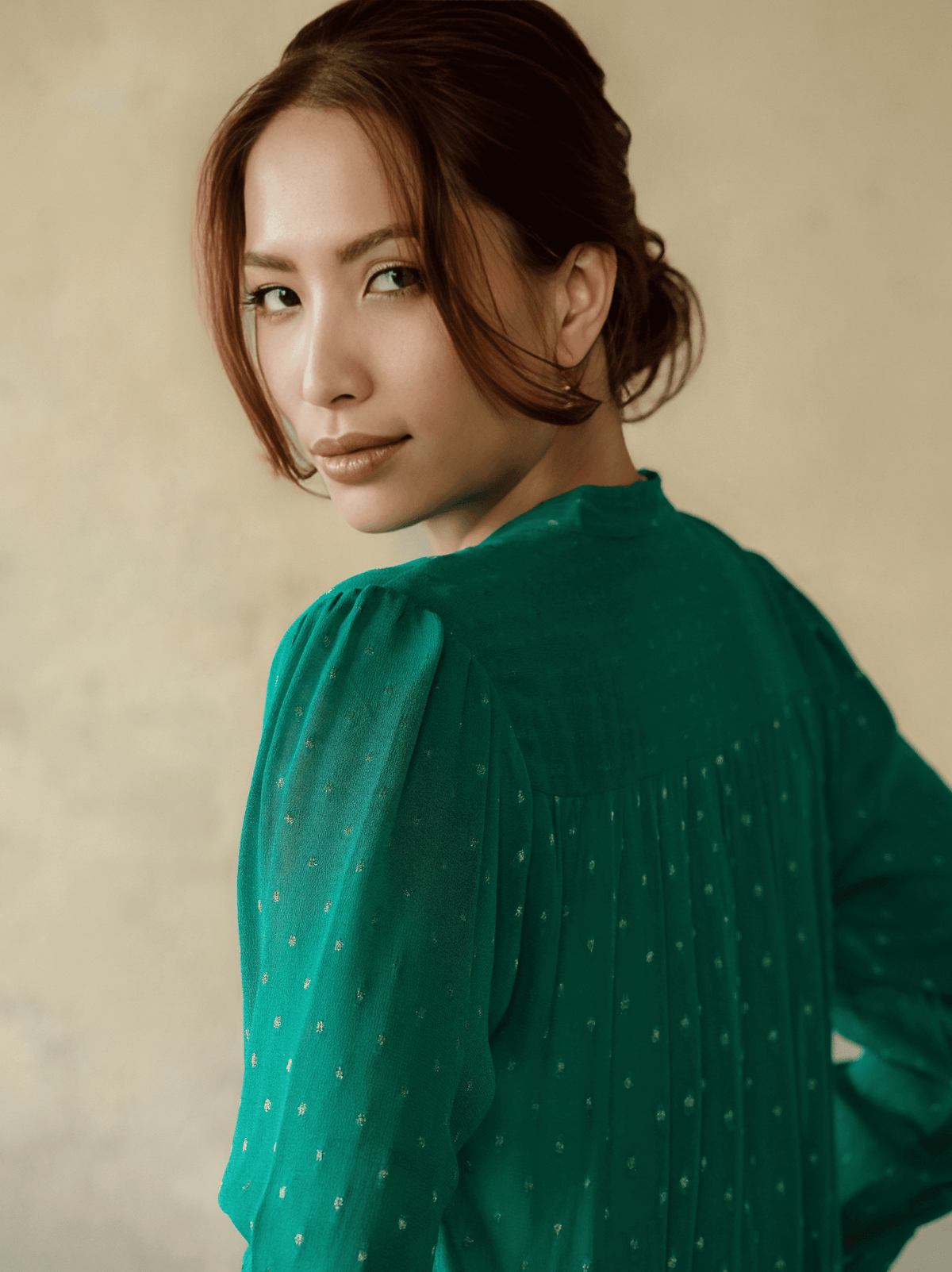 Yves Blouse - Emerald - Blouse - Marie Louise de Monterey