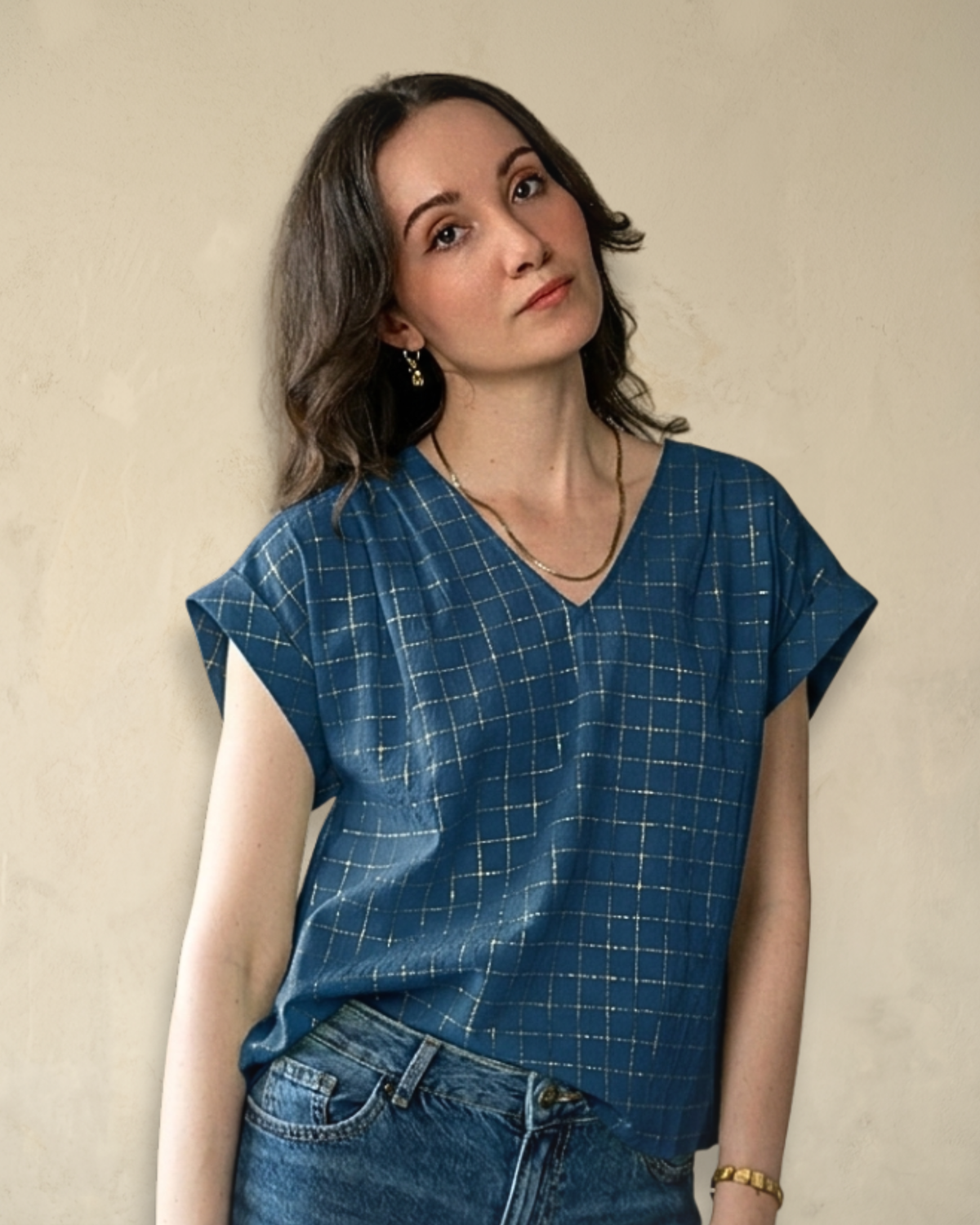 Boxie Blouse Navy [PRE-ORDER]