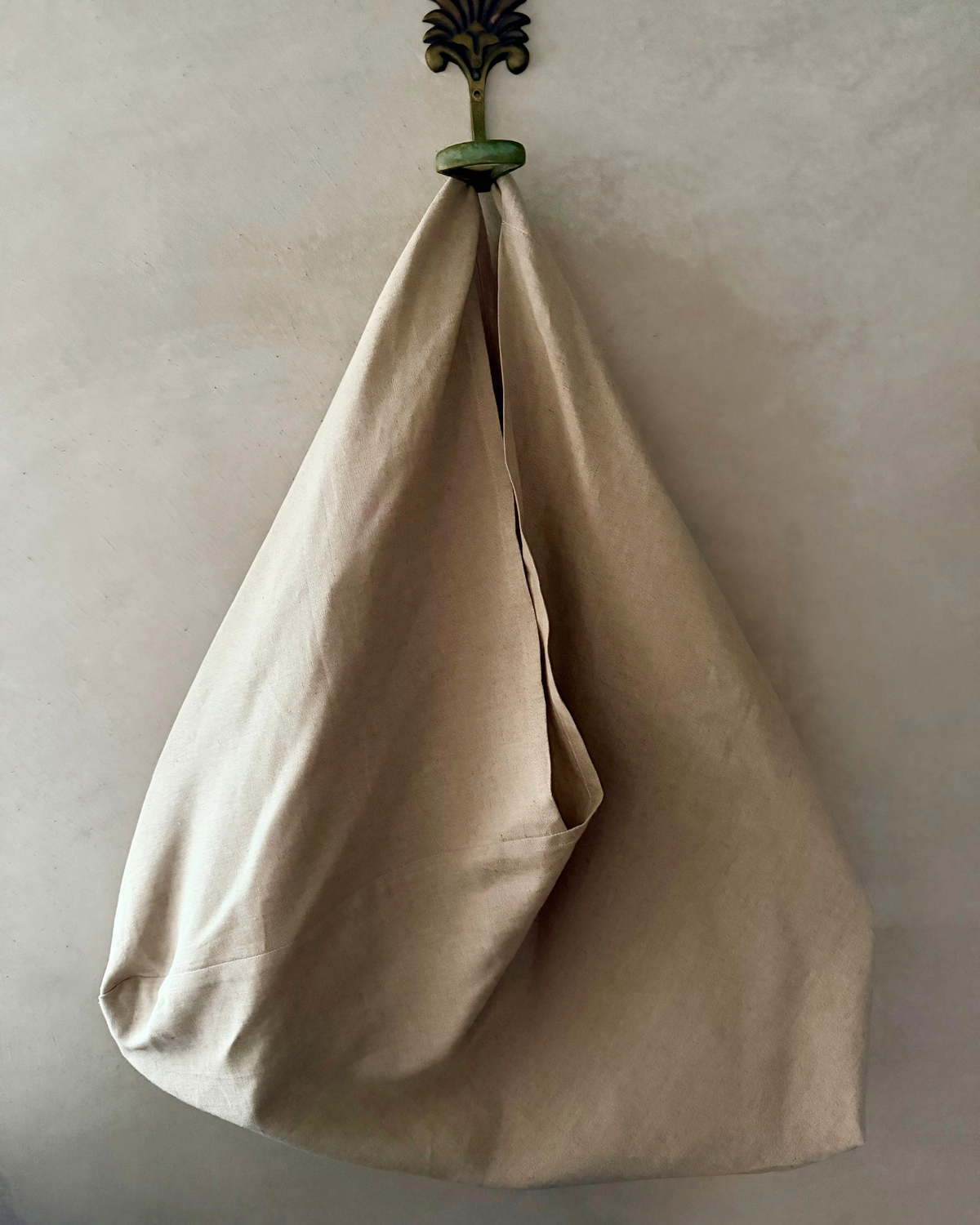 The Upcycled Linen Oversized Slouch Tote [Limited Batch]