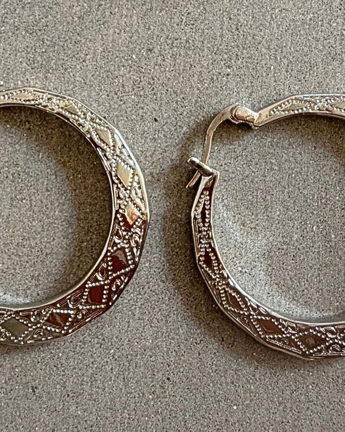 Boho Hoop in Silver