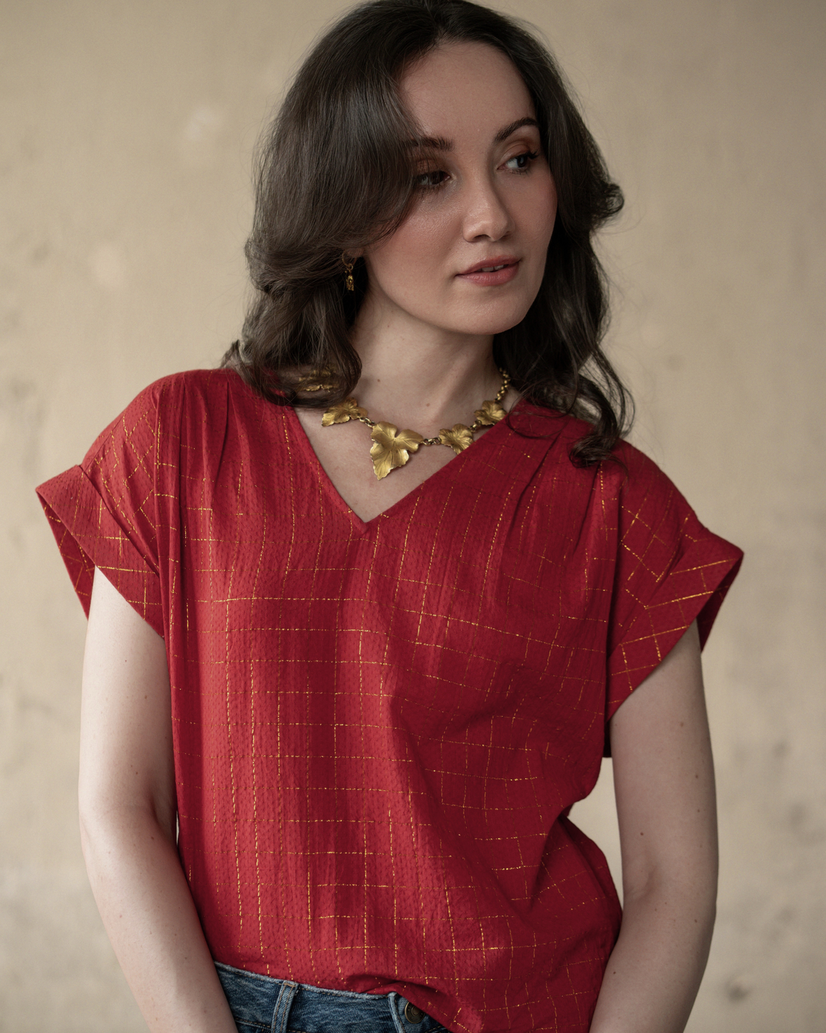 Boxie Blouse Red [PRE-ORDER]