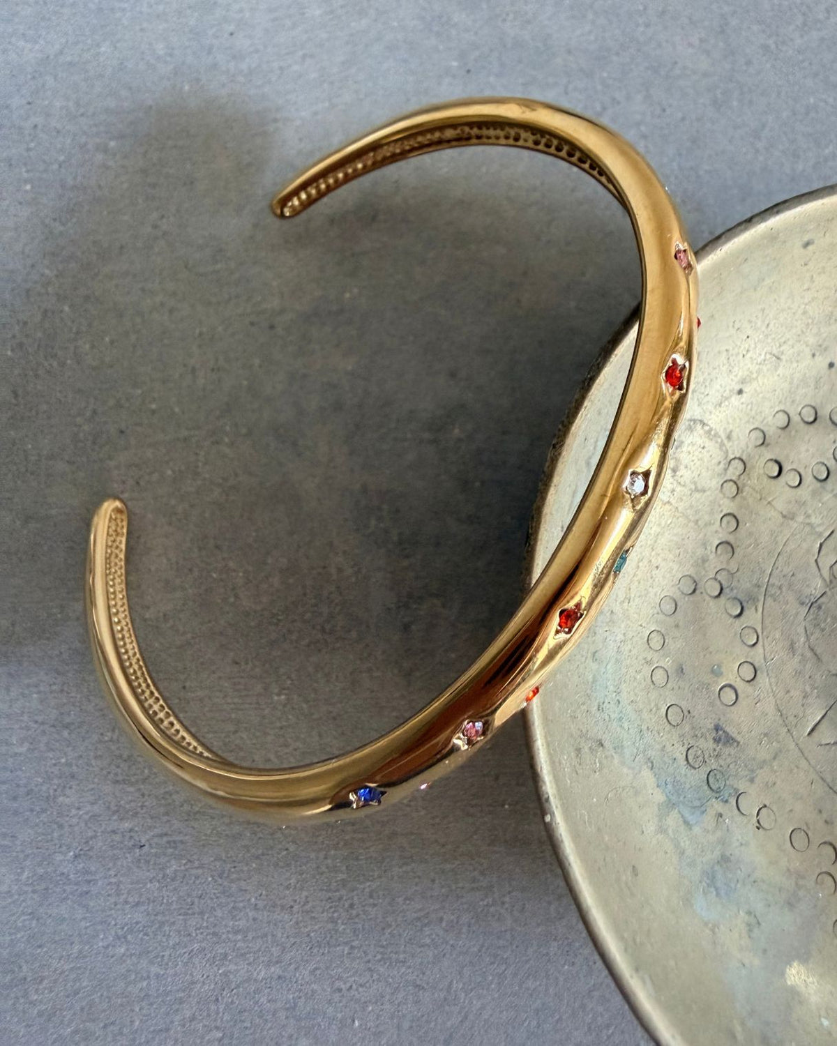 Coloured Star Cuff Bracelet