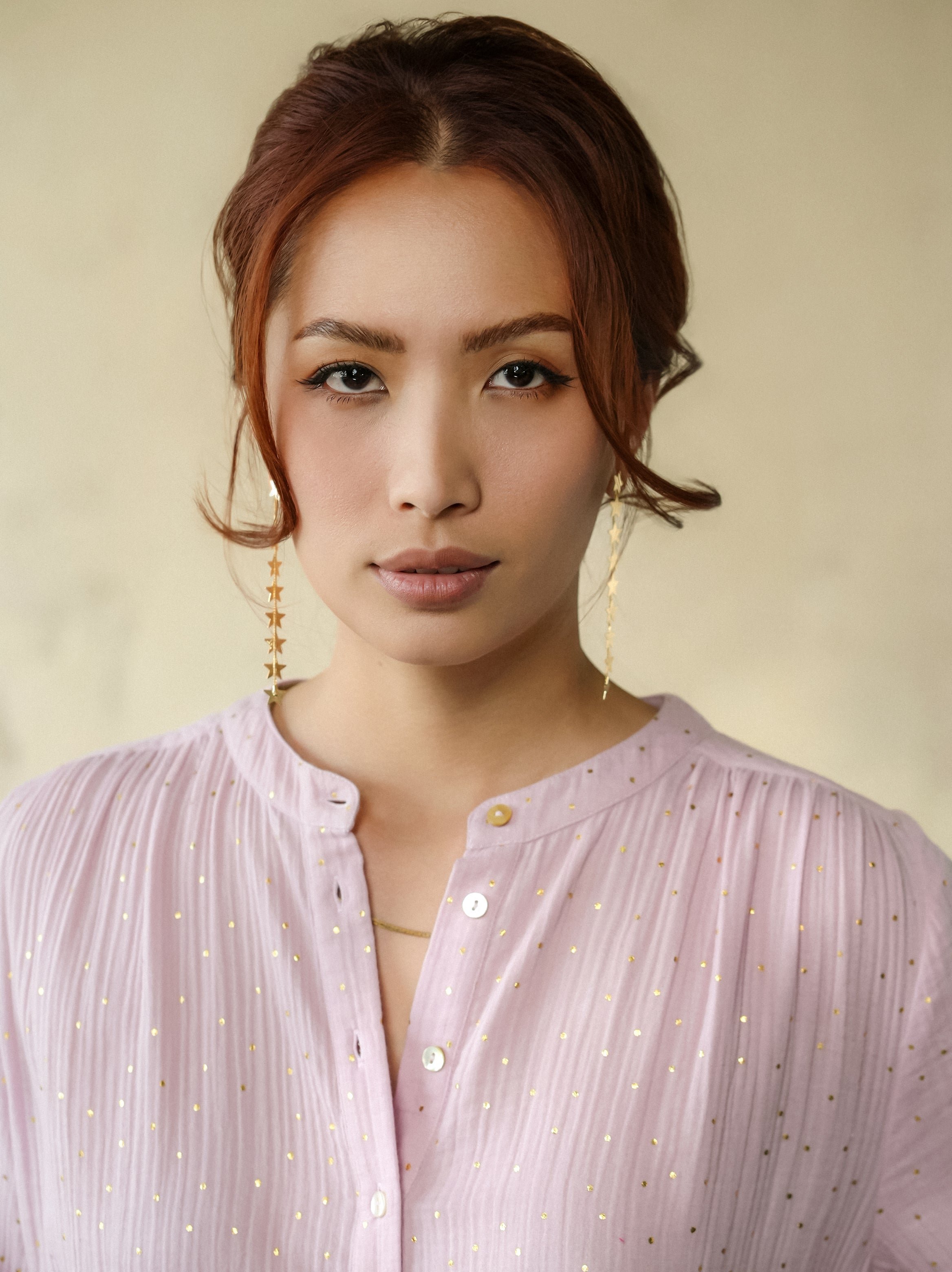 Ines Gold Dots Rose