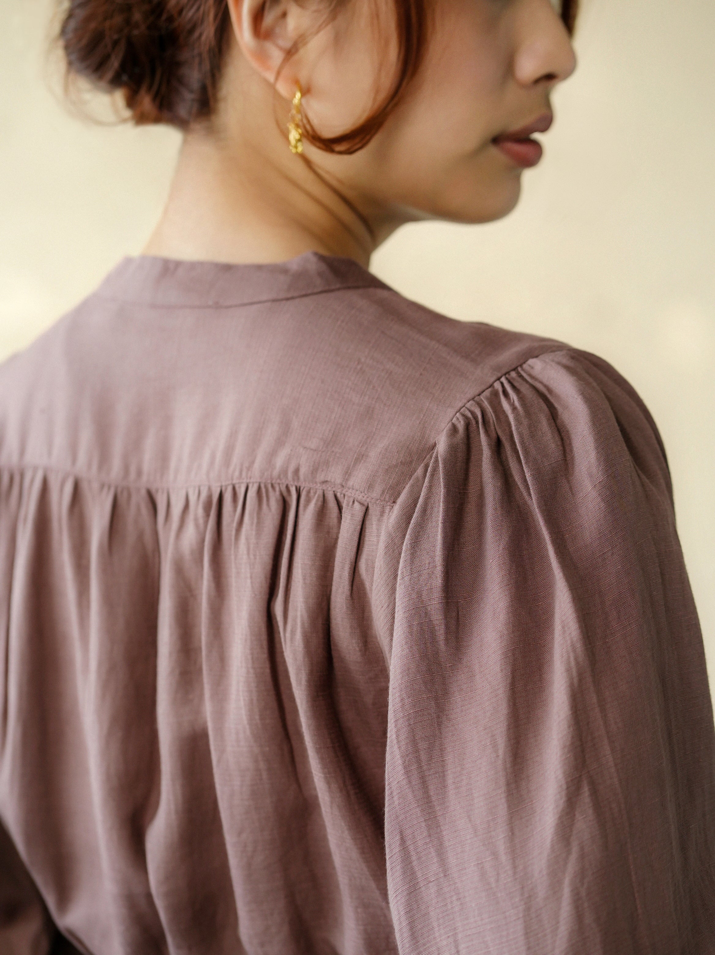 Chocolate Yuni Blouse