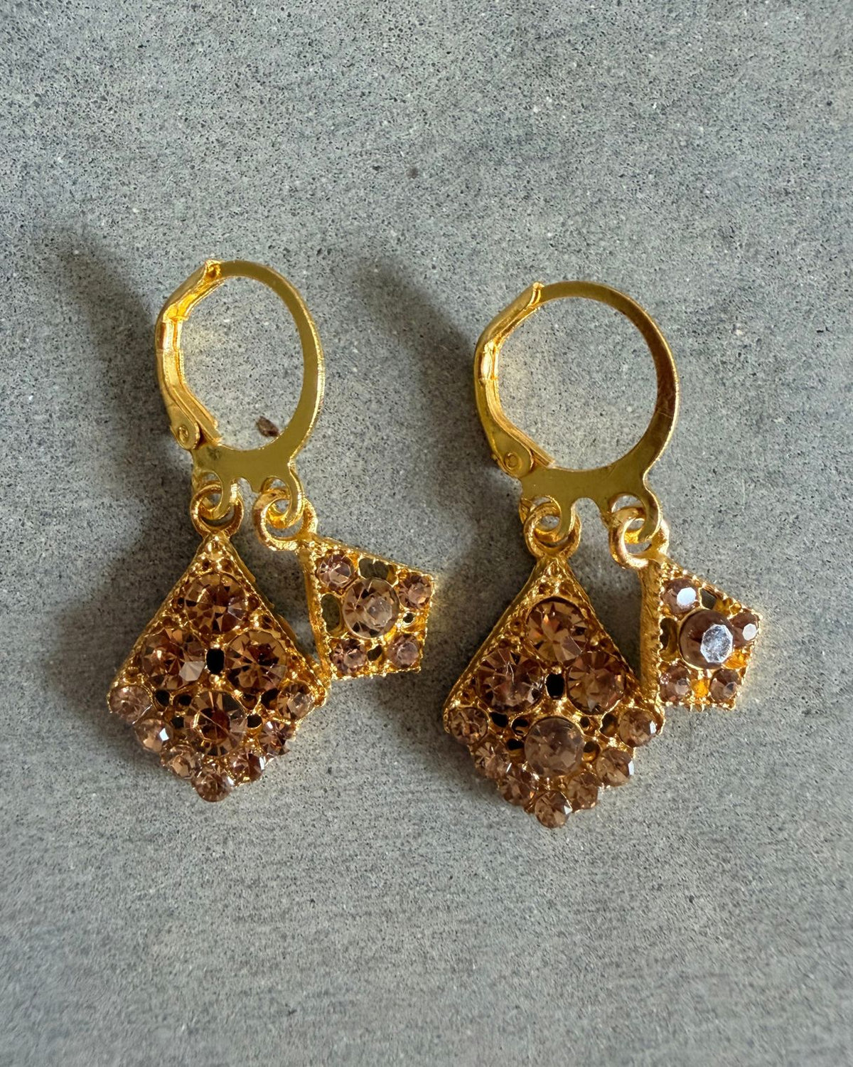 Diamond Drop Earrings
