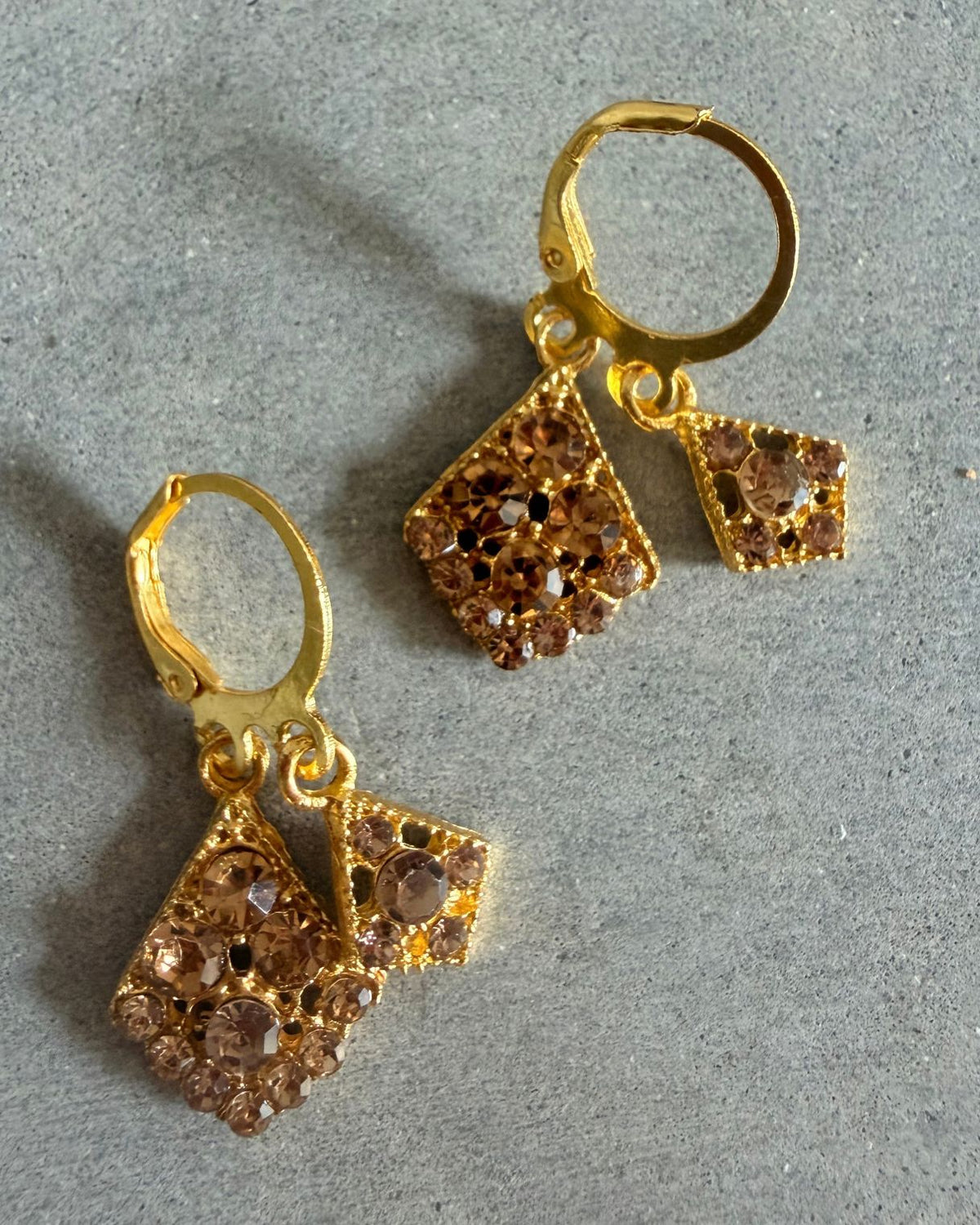 Diamond Drop Earrings
