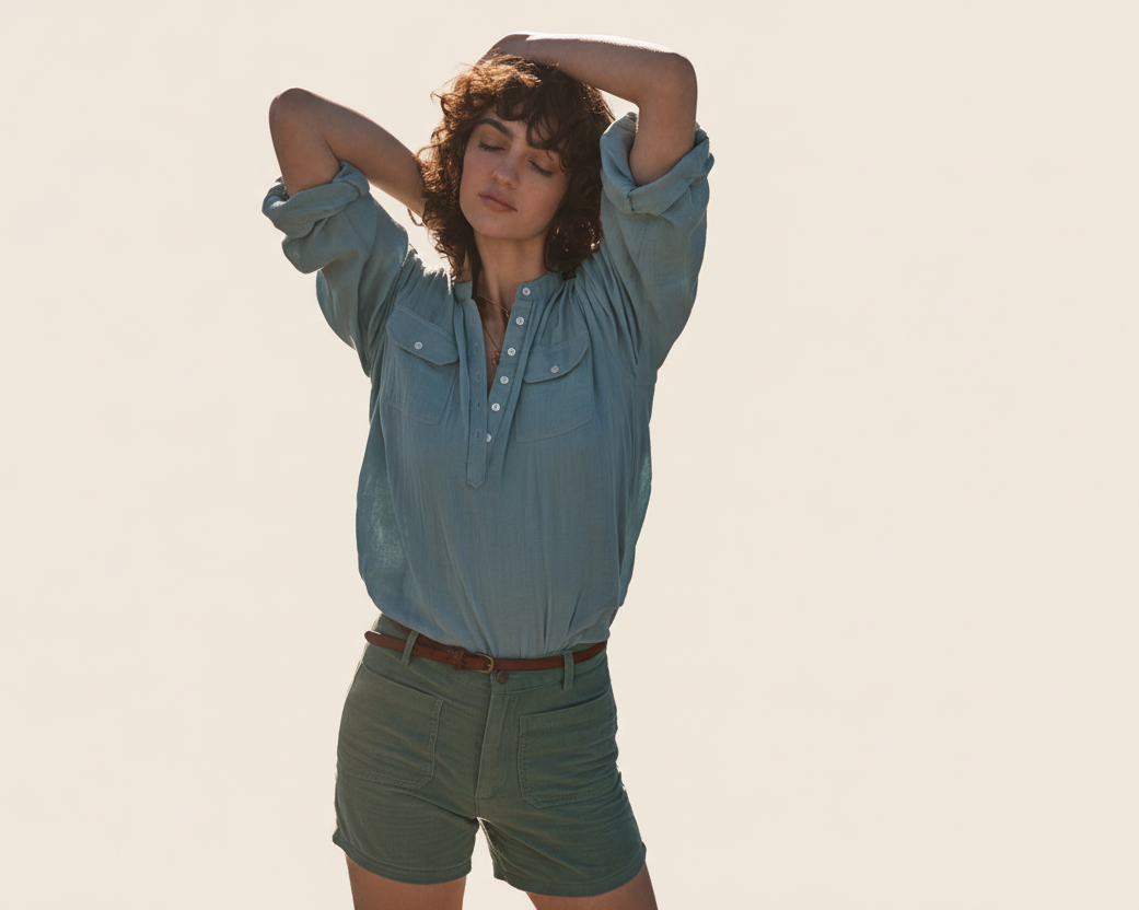 Amelie blouse - new blue