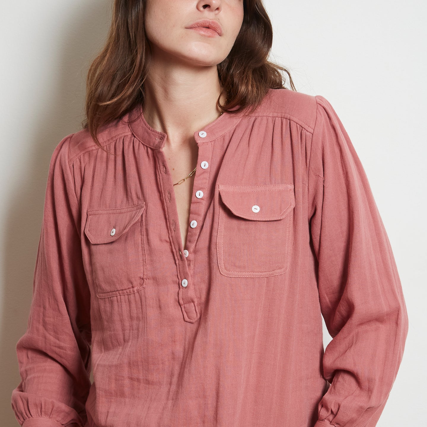 Amelie Blouse - Desert Pink